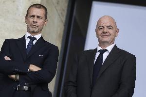 电讯报：欧足联已致函称考虑起诉FIFA，警告因凡蒂诺别想销毁证据
