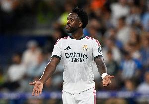 每体：法院将在9月22日审理塞维利亚球迷歧视维尼修斯一案
