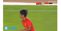国足U16后点防守漏人，吉尔吉斯斯坦U16扳平比分