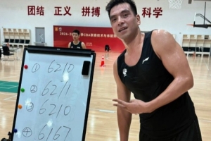 顺利通过！山东男篮球员杨文学晒新赛季体测照：上纲上线