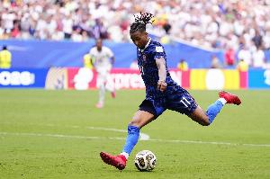 代表法国队出战前27场参与至少18球，奥利塞成97年德约卡夫后首人