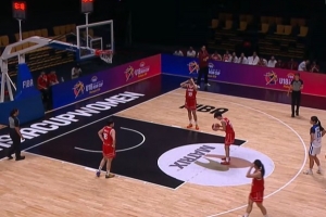 半场战报-中国U18女篮领先中国台北U18女篮11分 孙晗昀12+8