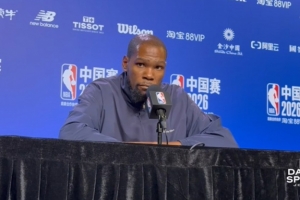 火箭是是总冠军竞争者？KD：那就是我们目标 每队都有这样的标准